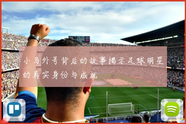 小马外号背后的故事揭示足球明星的真实身份与成就