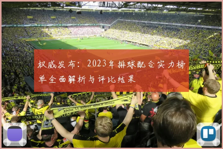 权威发布：2023年排球配合实力榜单全面解析与评比结果