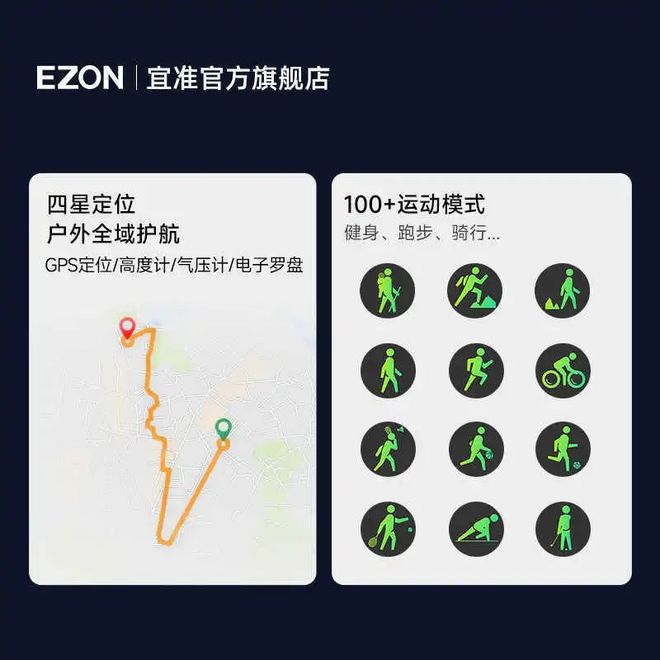 南宫28相信品牌的力量超值！宜准活动腕表100+活动形式智能腕表户外活动和一样平(图2)